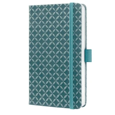 Afbeelding van Jolie notitieboek Flair A6 ocean blue gelinieerd hardcover SI JN138