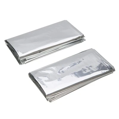 Afbeelding van Silverline Folie noodgevallen deken, 2 pk. 1 x m