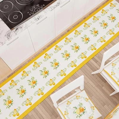 Afbeelding van Petti Artigiani Italiani keukenmat, antislip en wasbaar, 52 x 280 cm, motief fruit 01, 100% Made in Italy