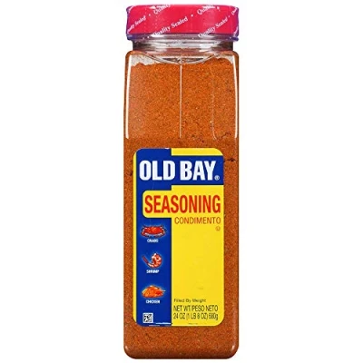 Afbeelding van Old Bay Kruiden, kruidenmix voor garnalen en krabben, zeevruchten, vlees gevogelte, cateringmaat, 680 g container