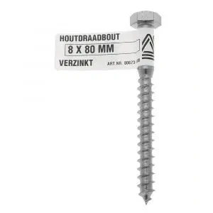 Afbeelding van Houtdraadbout 10x100mm Deltafix
