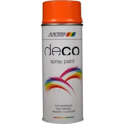 Afbeelding van Motip Deco lakspray hoogglans 0,4l pastel oranje