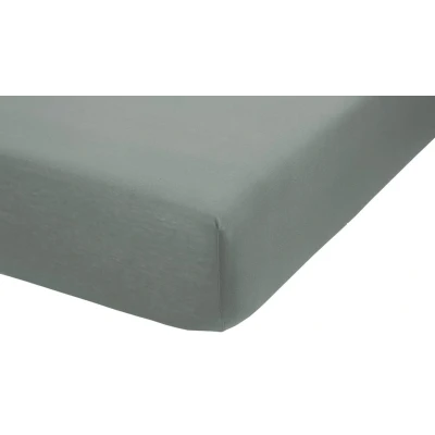 Afbeelding van Hoeslaken 2 Persoons 140x200 Ambiante Jersey Groen