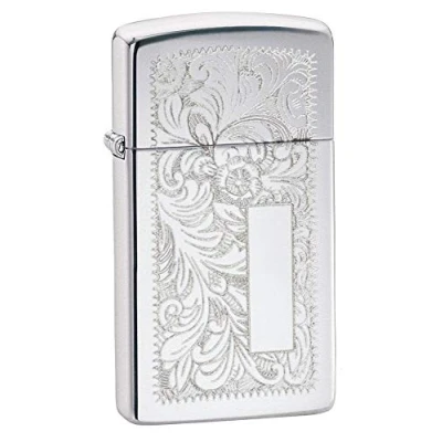 Afbeelding van Zippo aansteker Venetian chrome Slim