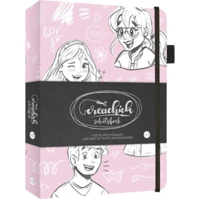 Afbeelding van CreaChick Schetsboek Pink