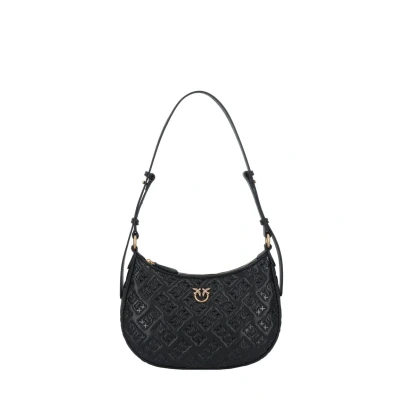 Afbeelding van PINKO Half Moon Schoudertas Leer 27 cm