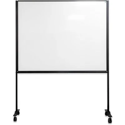 Afbeelding van Smit Visual whiteboard, gelakt staal, magnetisch, verrijdbaar, 150 x 1