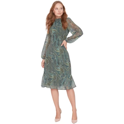 Afbeelding van Trendyol Jurk, Dames, Maat: 38, Green