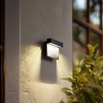 Afbeelding van Lindby LED lamp Antal, donkergrijs, aluminium