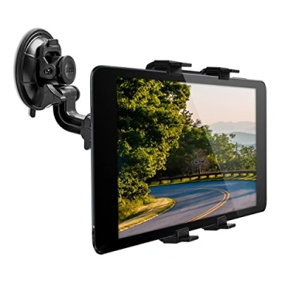 Afbeelding van kwmobile tablethouder voor autoruit Met zuignap Verstelbare houder tablets 11 20,7 cm
