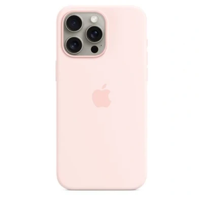 Image de Apple iPhone 15 Pro Max Back Cover avec MagSafe Rose Pâle