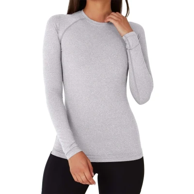 Afbeelding van SuperThermal Compressietop met Lange Mouwen voor Dames Lichtgrijs