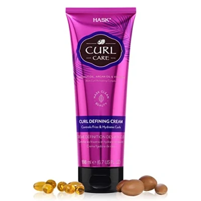 Afbeelding van Hask Haarolie Curl Care Defining Cream Vitamine E Haarcreme Voor de perfecte krul