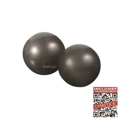 Afbeelding van Gymstick Yoga Ballen 2 x 1 kg met trainingsvideo&#039;s