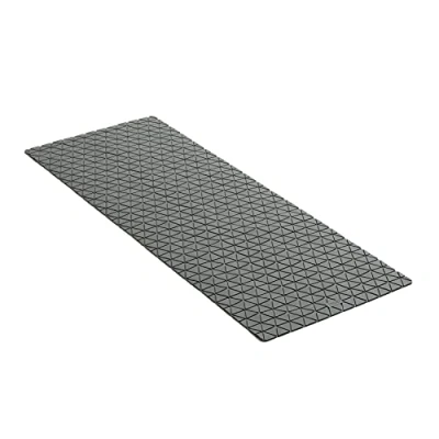 Afbeelding van TATAY Antislip rubberen badmat SBS TP met 126 zuignappen, rechthoekig, diamantdesign, grijs, 97 x 36 cm