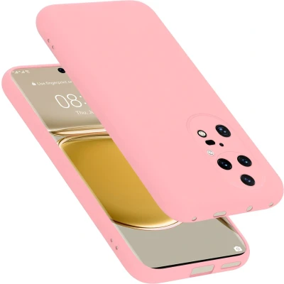 Afbeelding van Cadorabo Hoesje geschikt voor Huawei P50 PRO in LIQUID ROZE Beschermhoes gemaakt van flexibel TPU silicone Case Cover