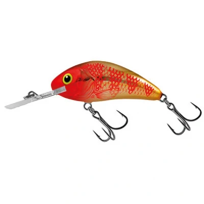 Afbeelding van Salmo Rattlin Hornet 3,5cm Golden Red Head Plug