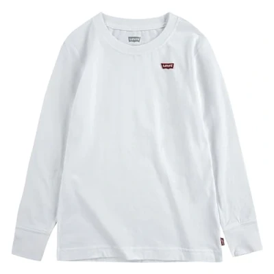 Image de Levi&#039;s Long Sleeve Batwing Chest Hit Tee Garçon, Blanc, 12 ans