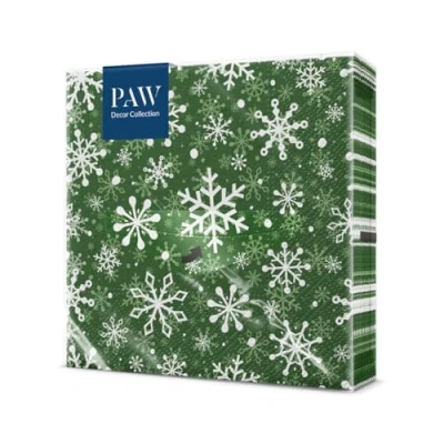 Afbeelding van SDL230616 kerstservetten groen