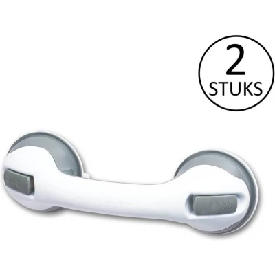 Afbeelding van Benson Zuignap met Grip Handgreep Badkamer Multifunctioneel 2 stuks