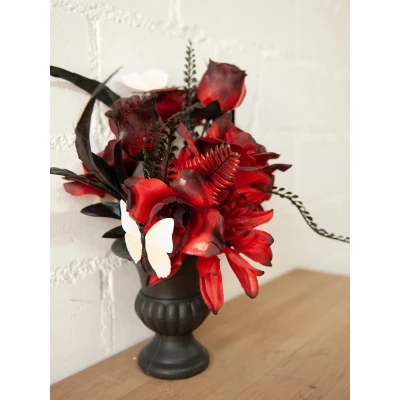Afbeelding van Europalms Halloween Decoratie Rozen 28cm versiering accessoires feest