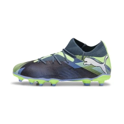 Afbeelding van PUMA FUTURE 7 MATCH FG/AG Jr Unisex Sportschoenen Gray Skies White Fizzy Apple Maat 34
