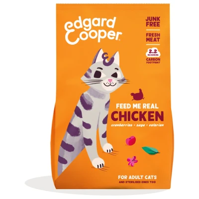 Afbeelding van Edgard&amp;Cooper Adult Kip Kattenvoer 325 g