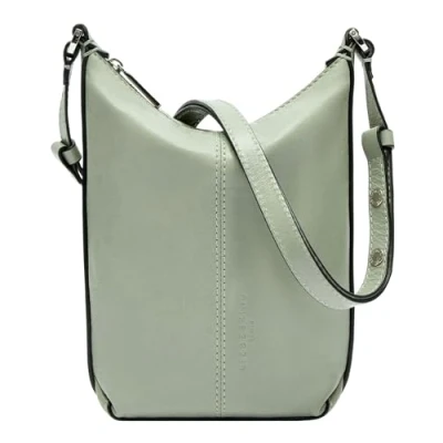 Afbeelding van LIEBESKIND BERLIN Leren Schoudertas Paris 4 Lamb SF Verna Crossbody Bag Opal Green Kaki