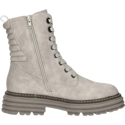 Afbeelding van SUB55 Veterschoenen Hoog gebroken wit Maat 36