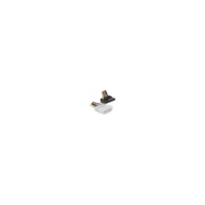 Image de Adaptateur d alimentation Molex vers SATA Coudé 15 cm