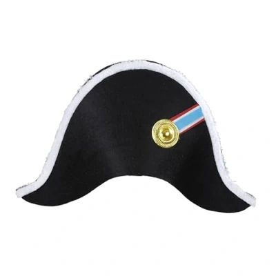 Image de Widmann 01126 Chapeau de napoléon, pour Adultes, Noir