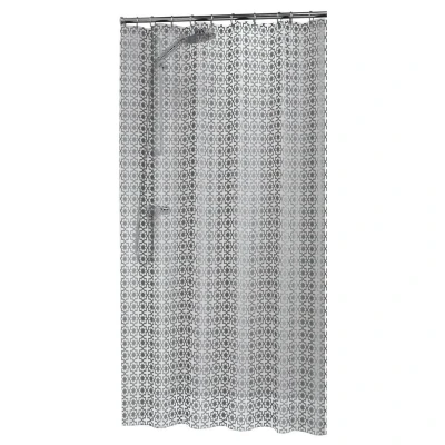 Afbeelding van Sealskin Hammam Douchegordijn PEVA 180x200 cm Transparant/Zilver