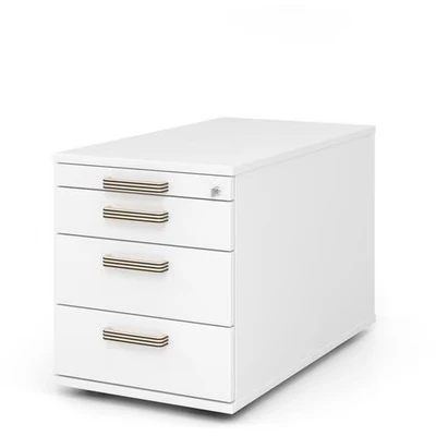 Afbeelding van Ladeblok 3 Lades Verrijdbaar Wit 42,8 x 80 51,2 cm Signa Tc30 SG