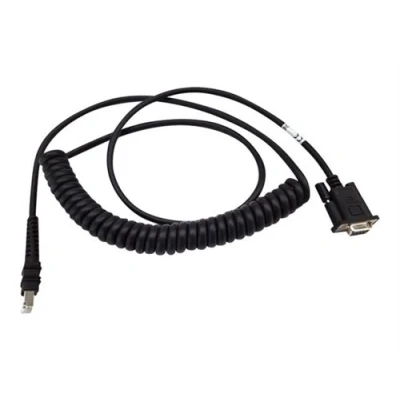 Image de Zebra Câble série / d&#039;alimentation DB 9 (F) 12 V 2.74 m bobiné vis moletées pour VC80X