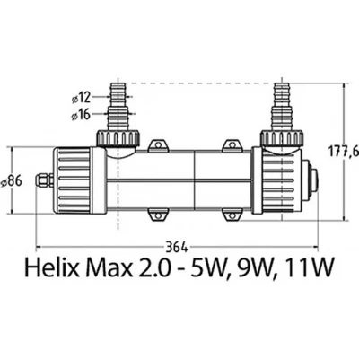 Afbeelding van Aqua Medic Helix Max 2.0 55 Watt