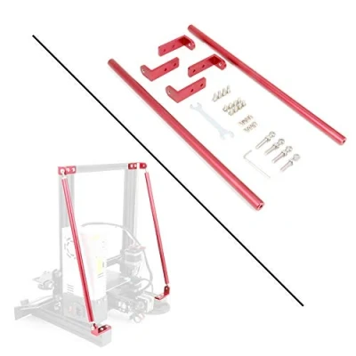 Afbeelding van Zeberoxyz Ender 3D printer steunstangen set, voedingsonderdelen voor Creality 3/Ender 3 Pro/Ender V2 (365 mm)