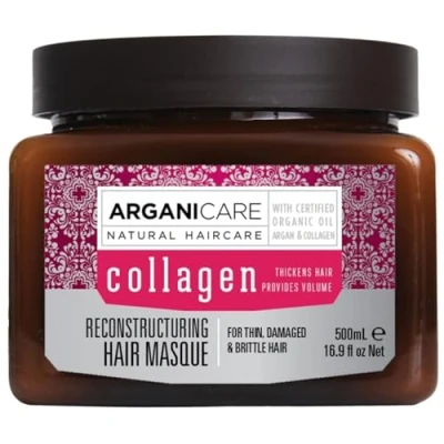 Afbeelding van Arganicare Reconstructuring Hair Masque For Thin, Damaged &amp; Brittle Argan Collagen 500 Ml
