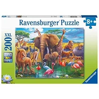 Image de Puzzle 200 pièces Ravensburger Animaux d&#039;Afrique