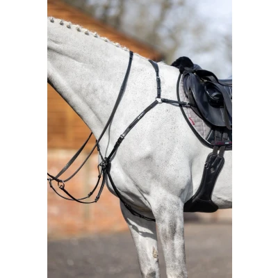 Afbeelding van LeMieux Kudos Martingaal Breastplate Detachable Zwart Cob