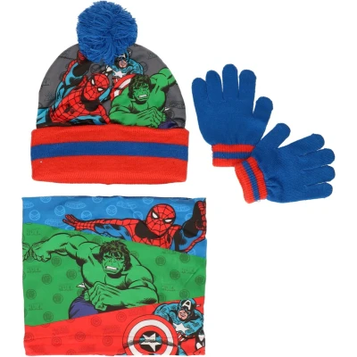 Afbeelding van Marvel Avengers Winterset Muts Handschoenen en Sjaal One Size