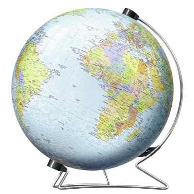 Afbeelding van 3D puzzel Ravensburger Single Color Globe Unique 540 Onderdelen