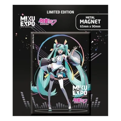 Afbeelding van Popbuddies Vocaloid Hatsune Miku Fridge Magnet Expo 10th Anniversary Art by Iwato Ver Limited Edition