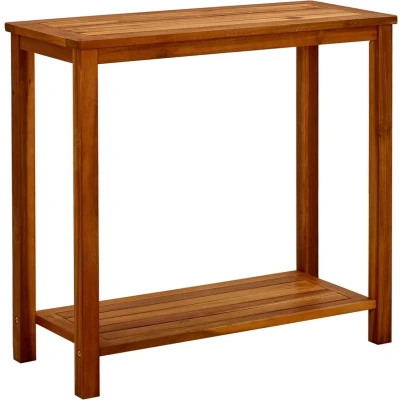 Afbeelding van Tuinwandtafel 80X35X75 Cm Massief Acaciahout