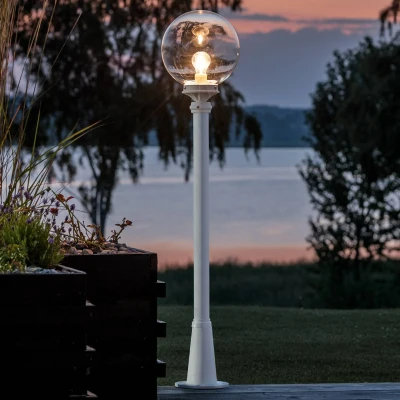 Afbeelding van Konstsmide 498 250 Orion Staande buitenlamp Spaarlamp, LED E27 60 W Wit