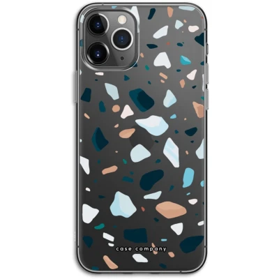 Afbeelding van Case Company® hoesje geschikt voor iPhone 11 Pro Terrazzo N13 Soft Cover Telefoonhoesje Bescherming aan alle Kanten en Schermrand