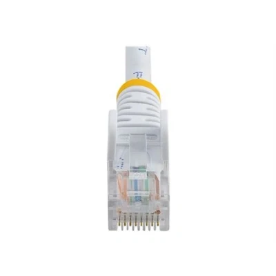 Image de StarTech.com Cable reseau Cat5e UTP sans crochet 10 m blanc cordon Ethernet RJ45 anti accroc patch de raccordement