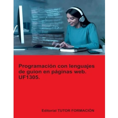 Afbeelding van Programación con lenguajes de guion en páginas web. UF1305.