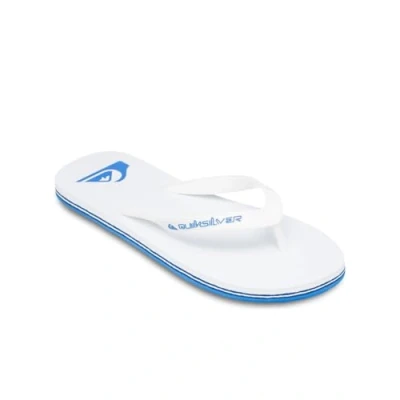 Afbeelding van Quiksilver Molokai Teensandalen, Heren, Maat: 47, White blue Kunststof