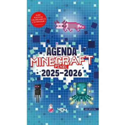 Afbeelding van AGENDA MINECRAFT PIXELS 2025 2026
