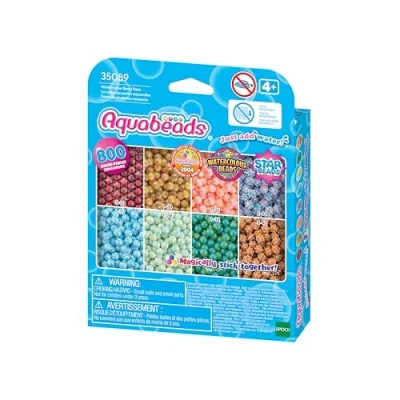 Afbeelding van navulling Aquabeads Multikleuren parel mix meerdere kleuren in 1 watercolourbeads